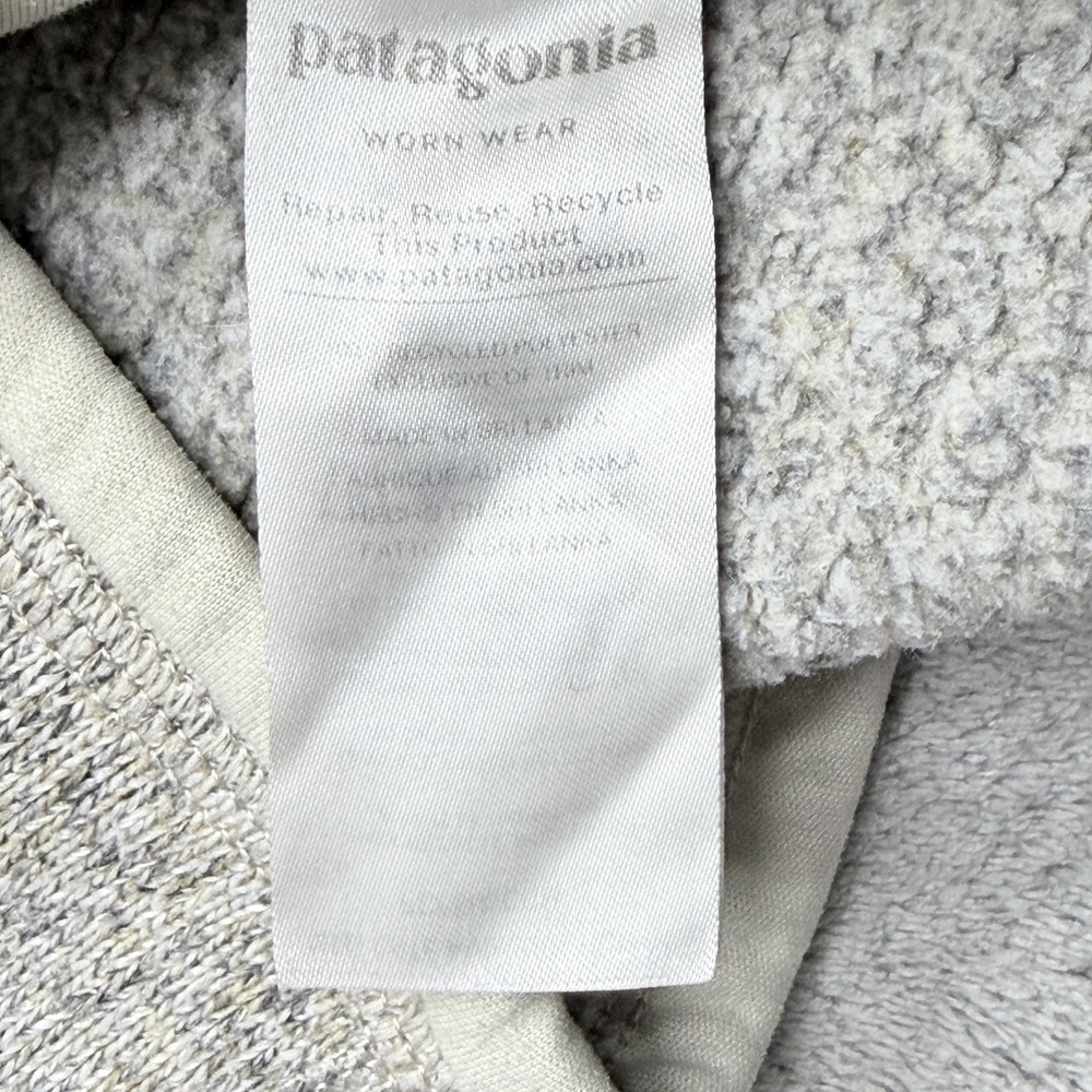 Patagonia Women's Better Sweater Fleece Jacket Small Beige Gray 25543 - Picture 5 of 7